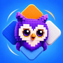 أيقونة Block Rotate Puzzle - QuadSpin